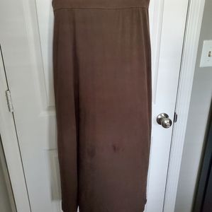 Maurices faux suede maxi skirt